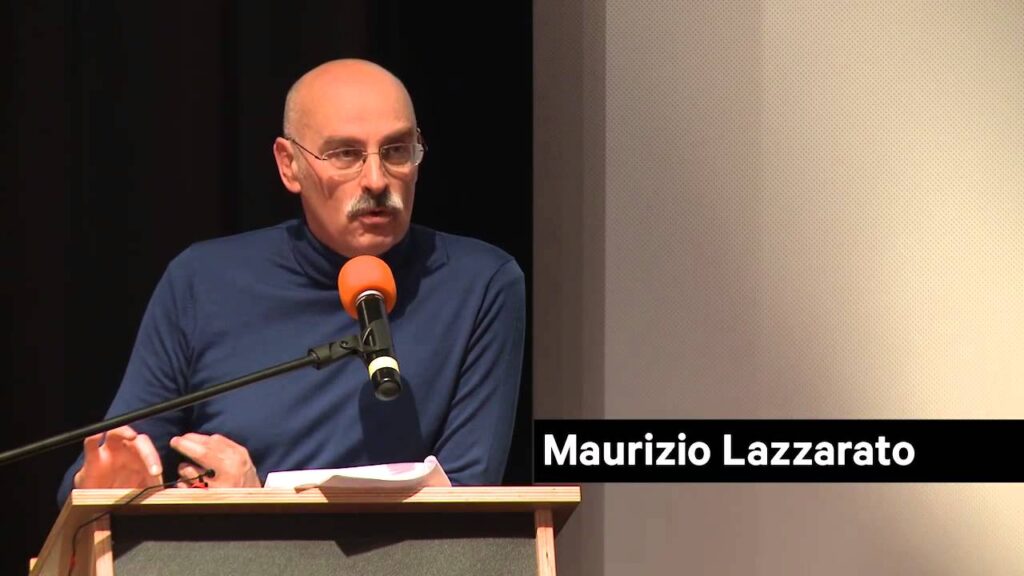 Retrato de Maurizio Lazzarato, reproduzido do YouTube