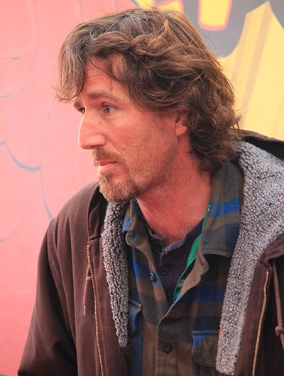 Retrato de Christophe Chabouté,, quadrinista, roteirista e escritor, autor da HQ Solitário